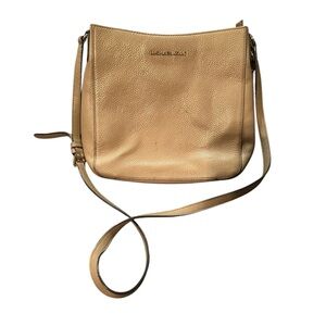 Michael Kors tan pebbled leather purse